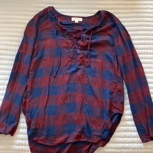 Cloth and Stone lace up long sleeve